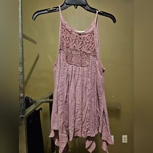 Lace Detail Sleeveless Dress